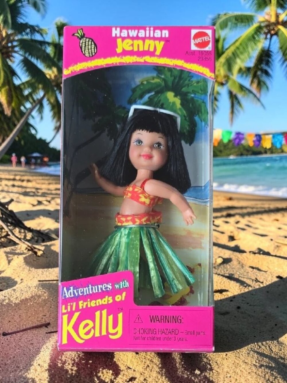 Mattel Hawaiian Jenny Doll Friends of Kelly - Picture 1 of 7